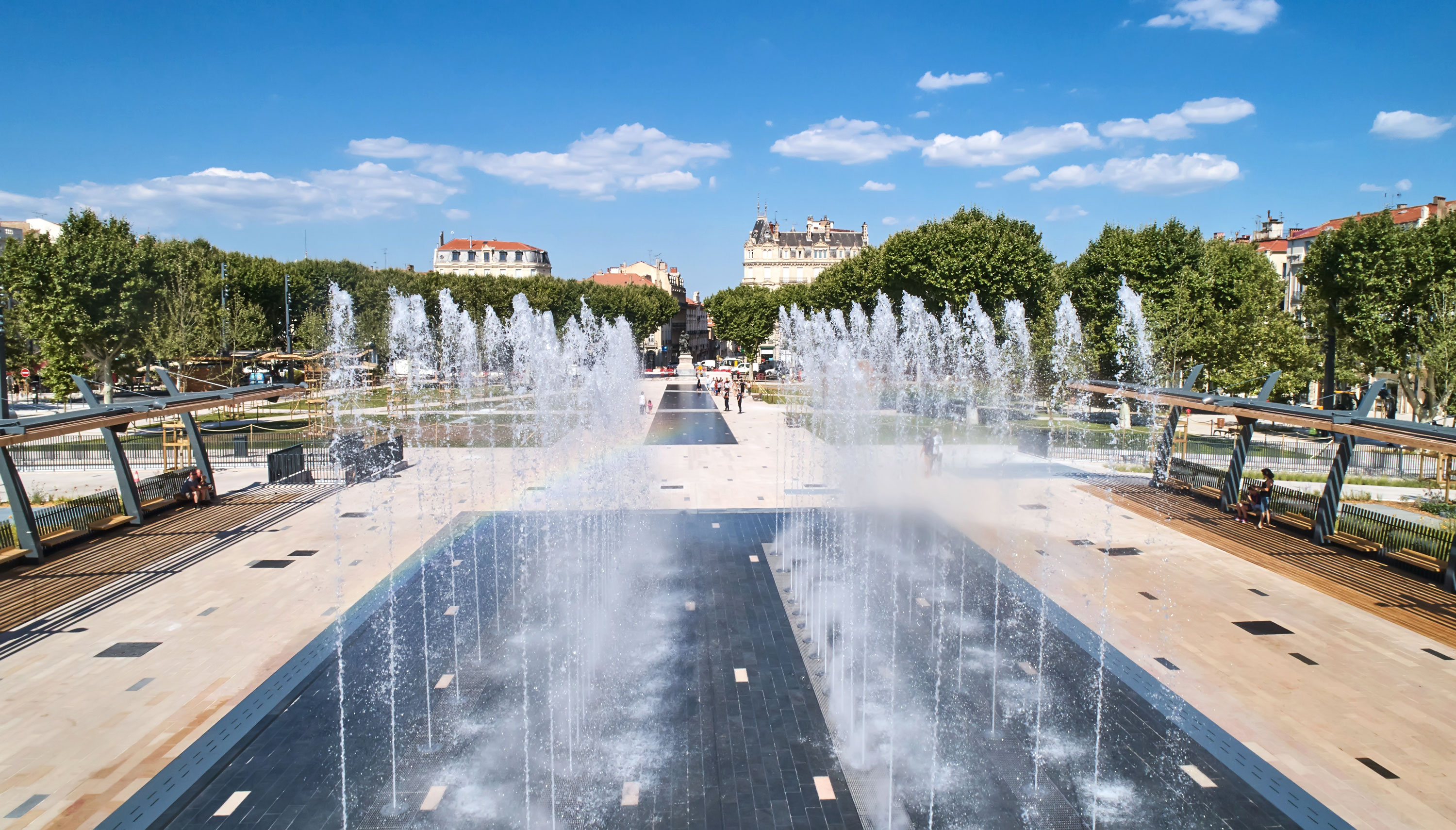 Béziers Jean Jaurès fontaine