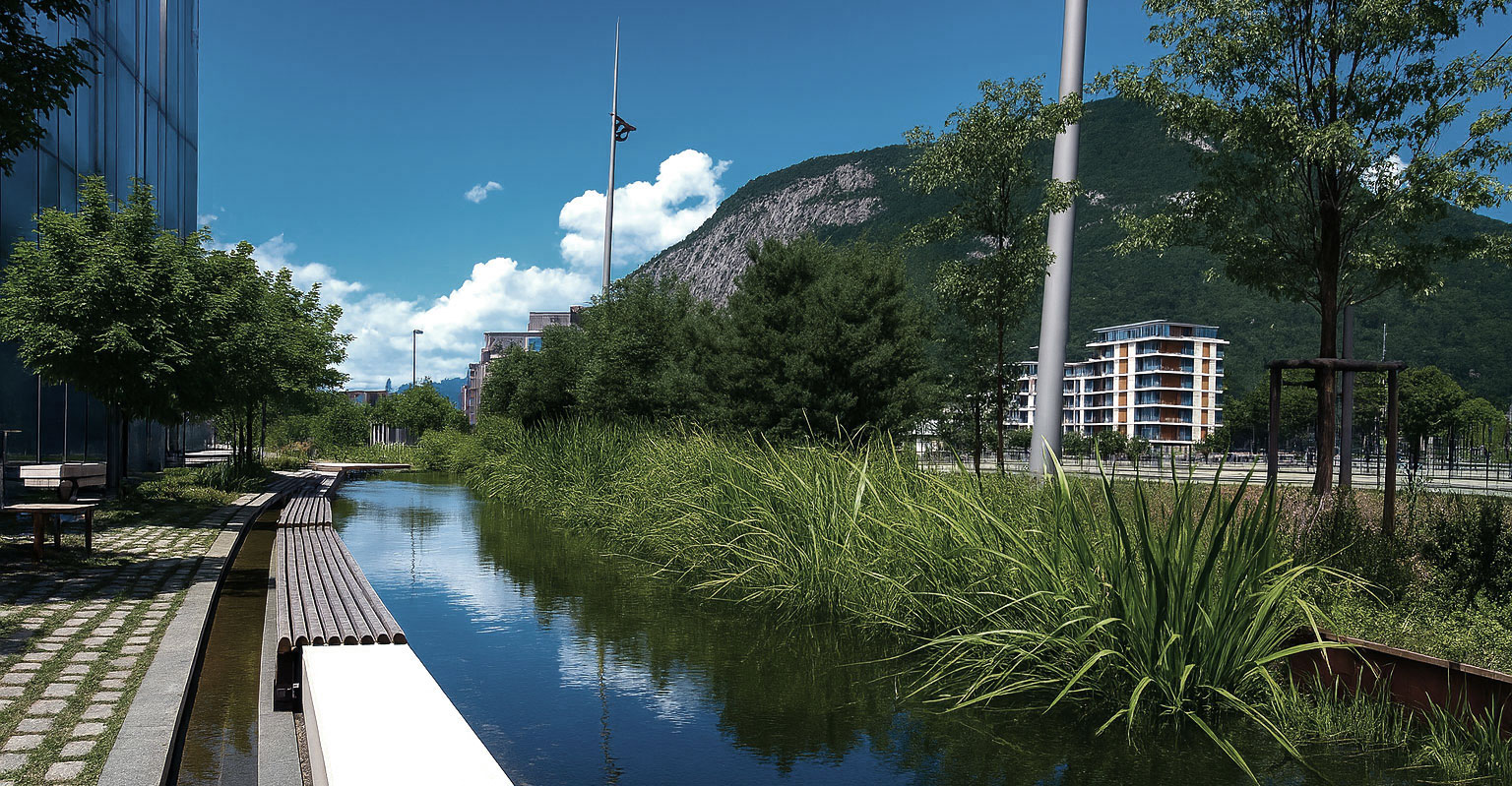 Zac Presqu&rsquo;île Place Mandela GRENOBLE (38)