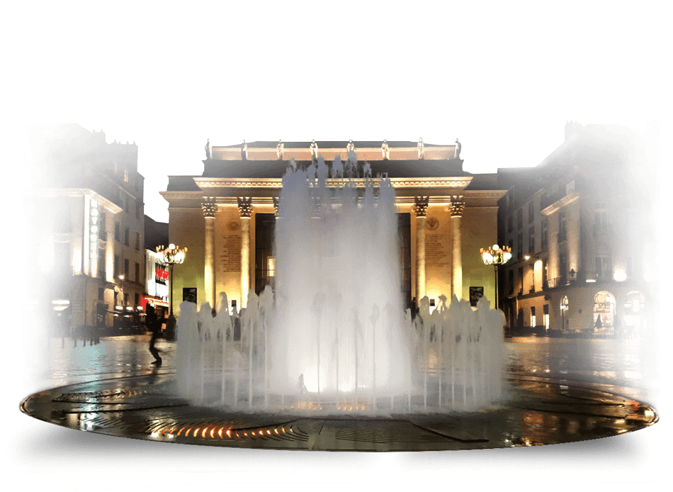 Fontaine de la place Graslin à Nantes - Bureau d'études Diluvial